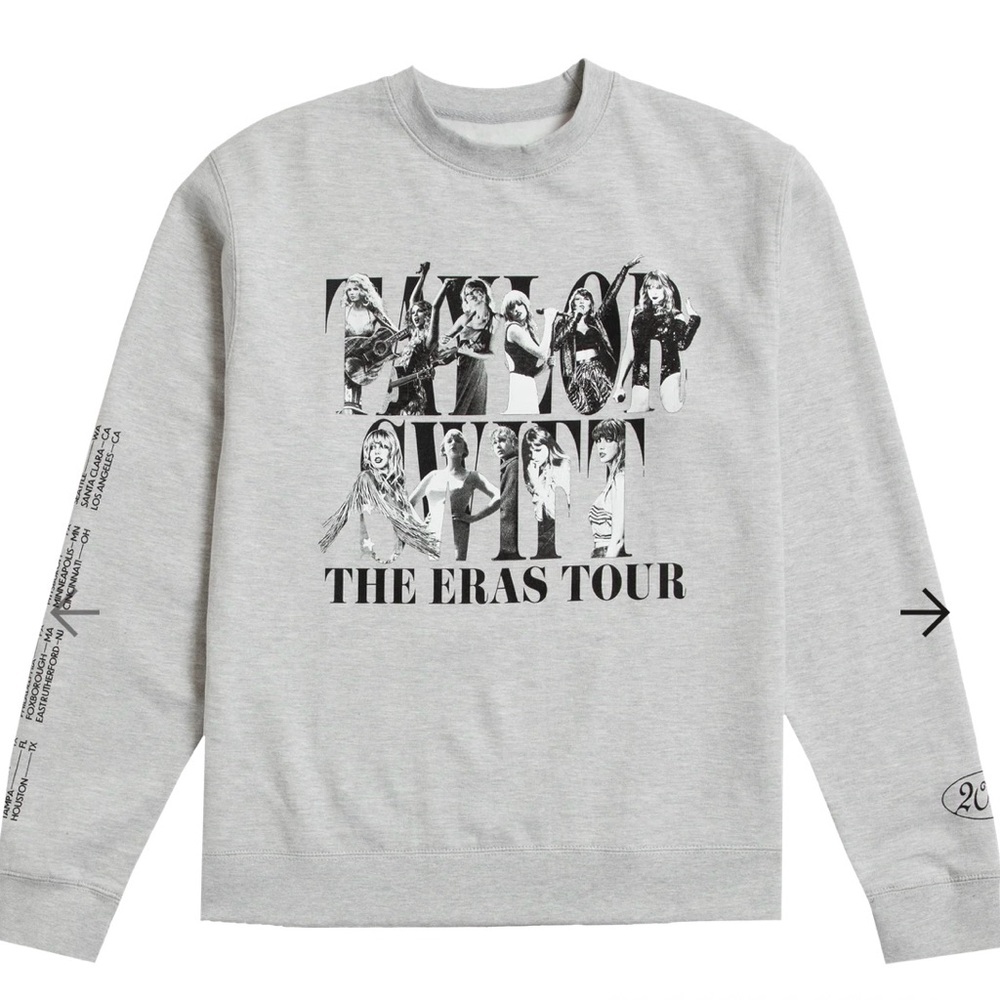 TAYLOR SWIFT | THE ERAS TOUR GRAY CREWNECK
